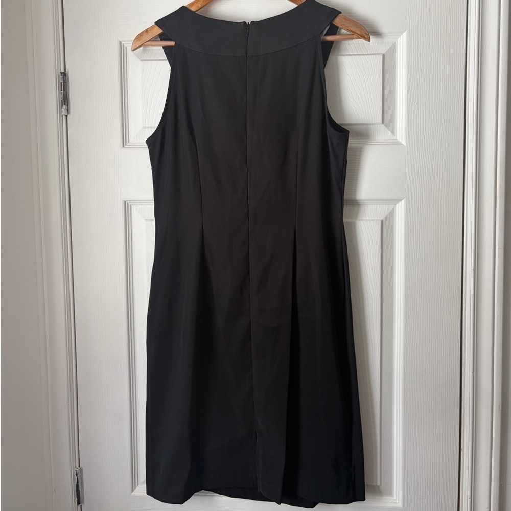 Connected Apparel Black Pencil Knee Length Dress Size 10 - Picture 5 of 6